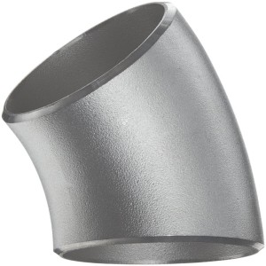 Kolano bezszwowe nierdzewne kwasoodporne 45° 1,5D (Typ 3) DN15 fi 21,3 mm x 2,6 mm gatunek stali 1.4541 / 321