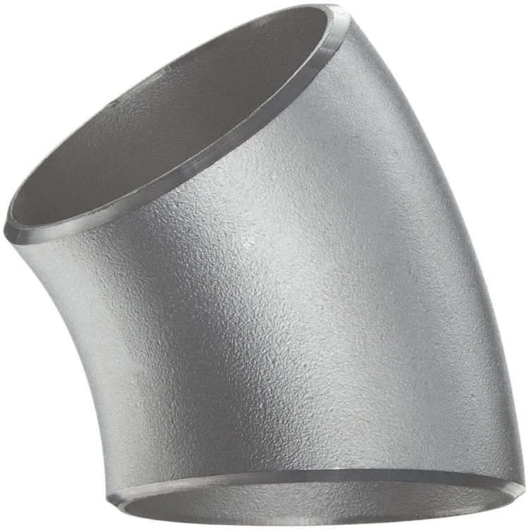 Kolano bezszwowe nierdzewne kwasoodporne 45° 1,5D (Typ 3) DN15 fi 21,3 mm x 2,6 mm gatunek stali 1.4541 / 321